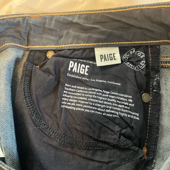 Paige Skyline Straight denim jeans, size 30 - Picture 13 of 14